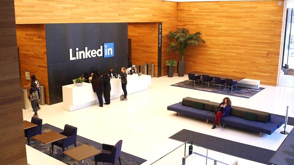 LinkedIn San Francisco Office Lobby