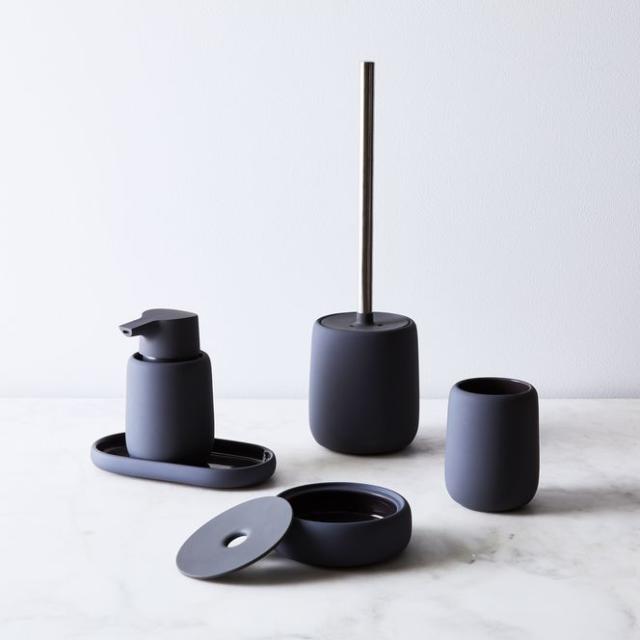 blomus Modern Black Toilet Brush & Bathroom Accessories, 4 Style Options on  Food52