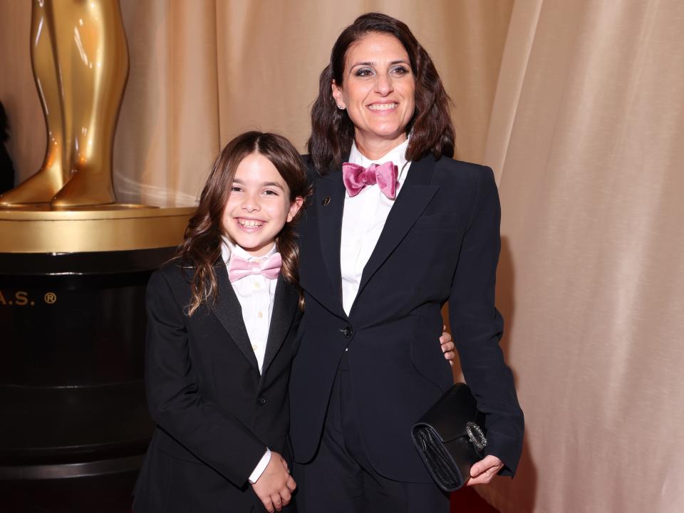 Co-Chair and CEO of Warner Bros. Motion Picture Group Pamela Abdy and her daughter, MacKensie Whittaker.