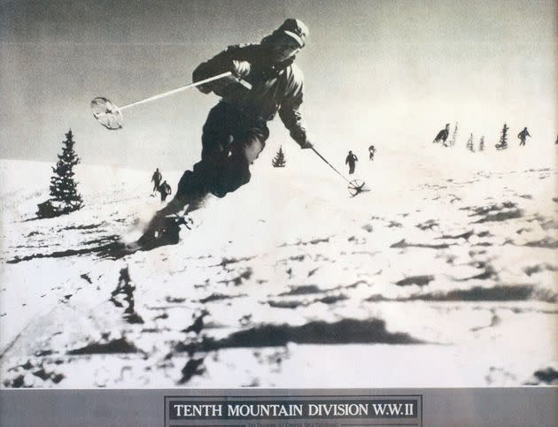 Richard Over, a member of the 10th Mountain Division, trains at Camp Hale in Colorado in the early 1940s for military duty in Alaska and Italy. (Photo: Helen H. Richardson via Getty Images)