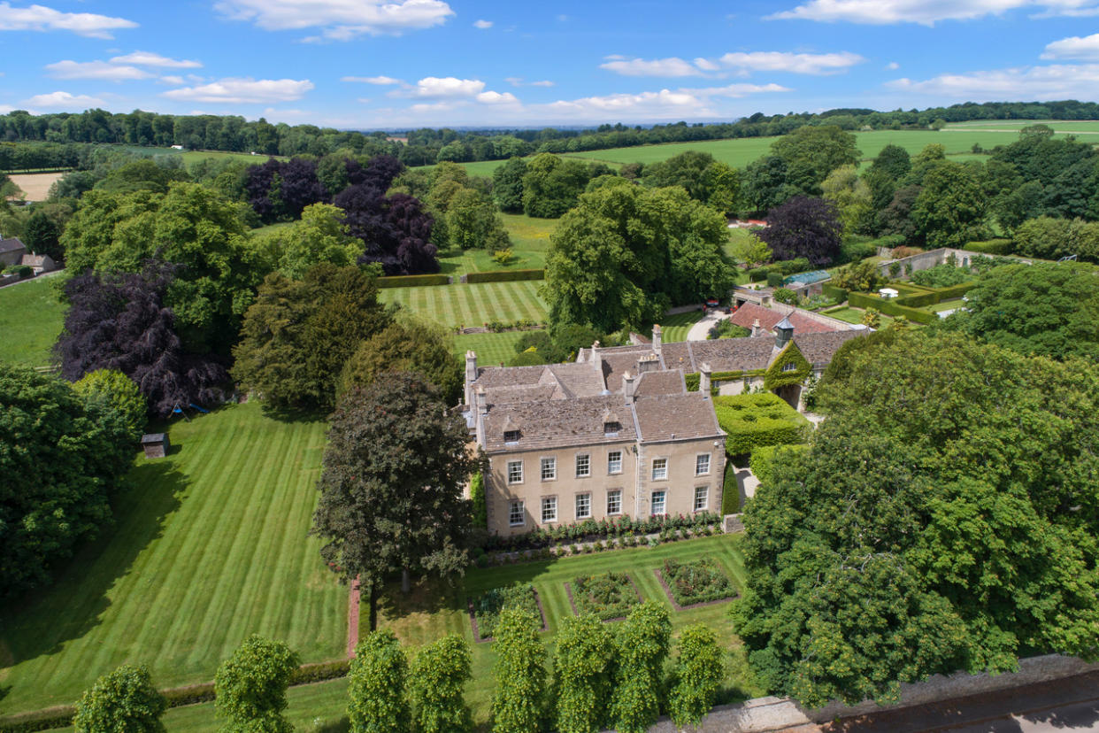 The design of Tormarton Court in Gloucestershire is based on neaby Badminton House, seat of the Dukes of Beaufort. Credit: Knight Frank