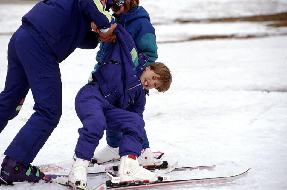 <p>Skiing can be tough… even when you’re a royal.<i> (Photo by Tim Graham/Getty Images)</i></p>