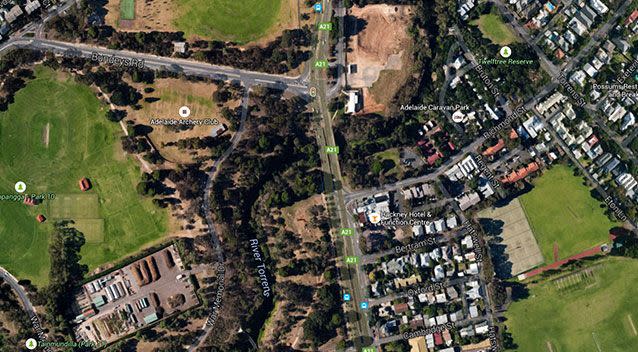 A large crime scene has been established near Botanic Park.