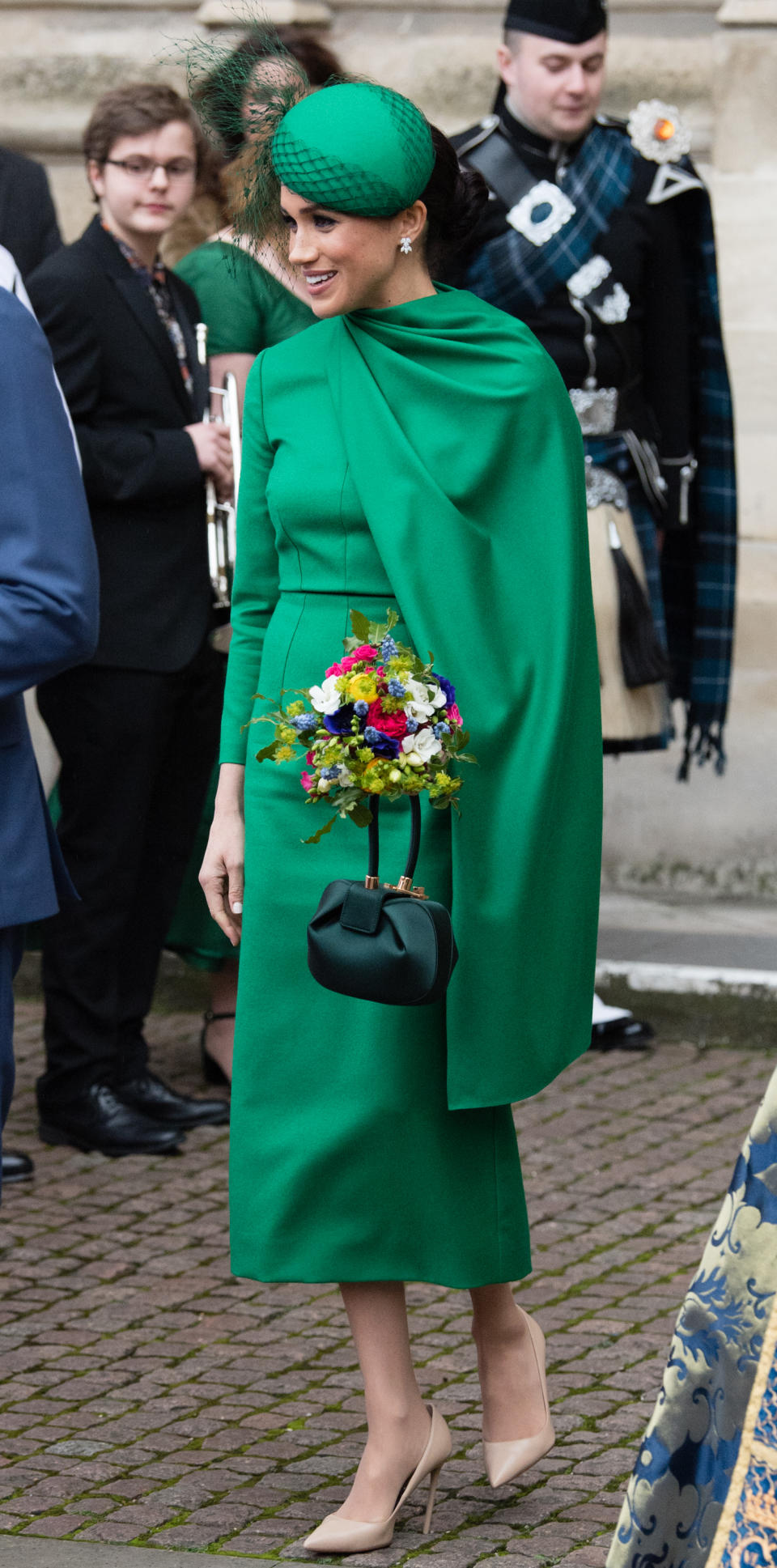 LONDON, ENGLAND - MARCH 09:  Meghan, Duchess of Sussex attends the Commonwealth Day Service 2020 on March 09, 2020 in London, England. (Photo by Samir Hussein/WireImage)