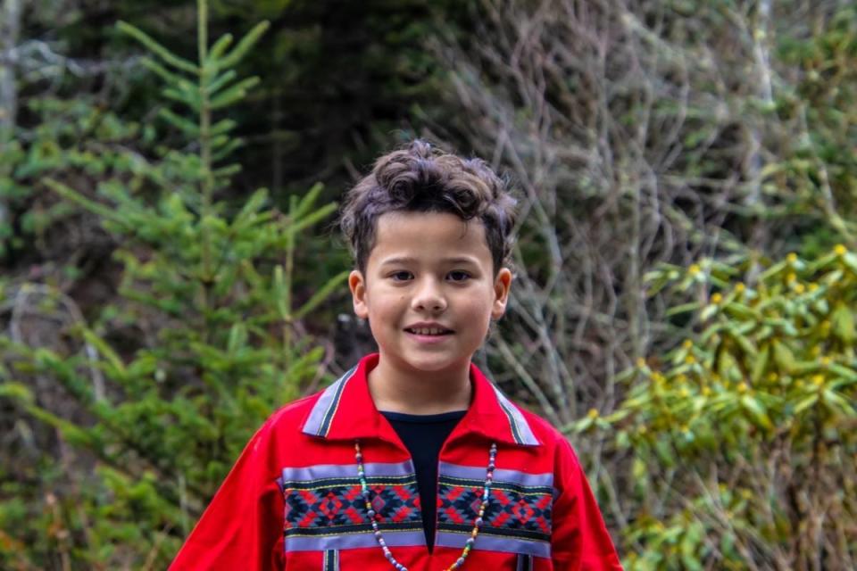 Catcuce "Choche" Micco Tiger, the 2022 U.S. Capitol Christmas Tree Youth Tree Lighter. Tiger is 9 years old and attends New Kituwah Academy language immersion school in the town of Cherokee, where he learns to read, write and speak the Cherokee language.
