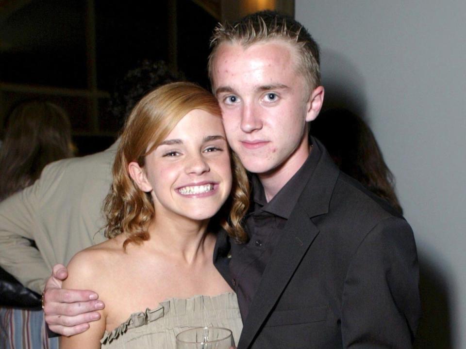 Emma Watson and Tom Felton (A Berliner/BEI/Shutterstock)