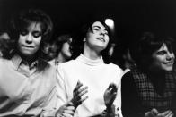 Not published in LIFE. Fans at the first Beatles concert in America, Washington, DC, Feb. 11, 1964. (Stan Wayman—Time & Life Pictures/Getty Images) <br> <br> <a href="http://life.time.com/culture/the-beatles-rare-early-photos-of-beatlemania-in-1964/#1" rel="nofollow noopener" target="_blank" data-ylk="slk:Click here to see the full collection at LIFE.com;elm:context_link;itc:0;sec:content-canvas" class="link ">Click here to see the full collection at LIFE.com</a>