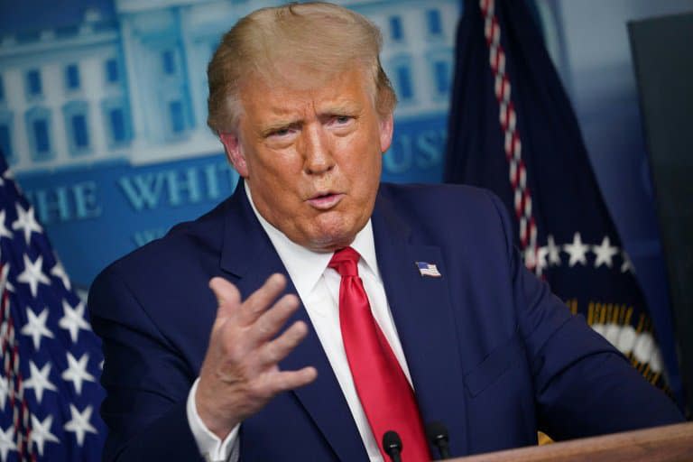 Donald Trump lors d'un conférence de presse à la Maison Blanche, à Washington, le 16 septembre 2020 (photo d'illustration) - MANDEL NGAN © 2019 AFP