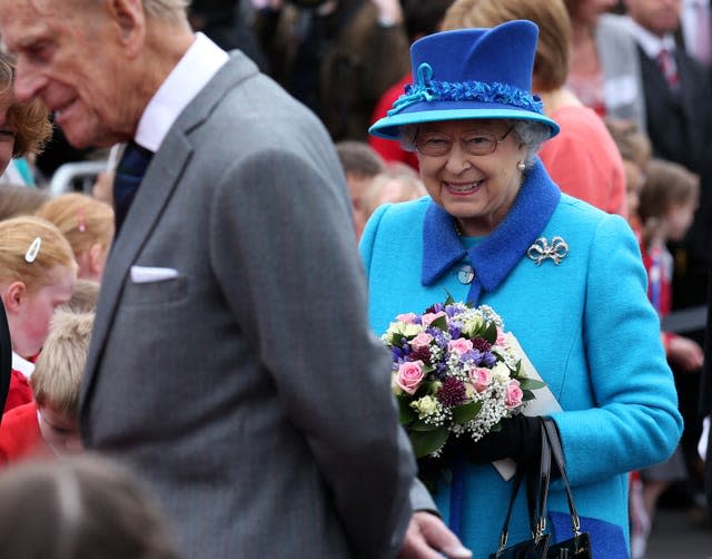 The Queen when she became the nation's longest reigning monarch