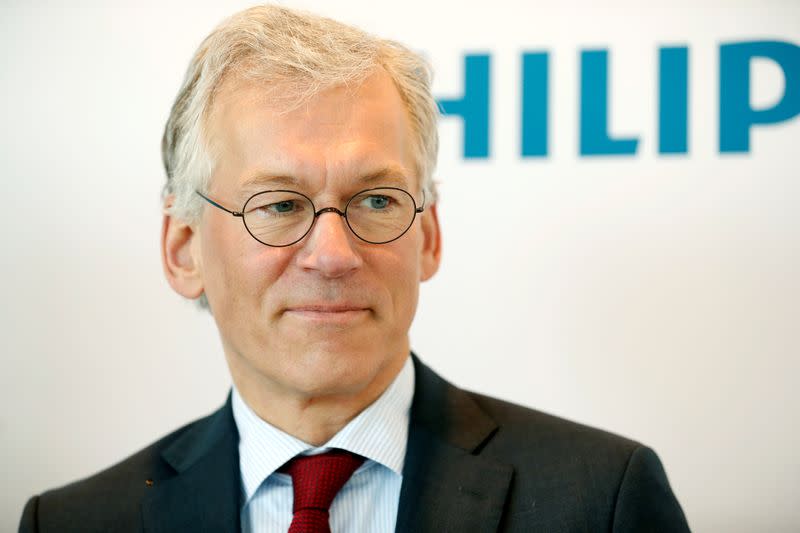 FILE PHOTO: Dutch health technology company Philips presents the company's financial results for the fourth quarter in Amsterdam