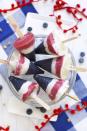 <p>Believe it or not, these patriotic layered popsicles (which are made with yogurt and fruit) taste even better than they look. </p><p><strong><em>Get the tutorial from <a href="https://www.delineateyourdwelling.com/how-to-make-fourth-of-july-layered-popsicles/" rel="nofollow noopener" target="_blank" data-ylk="slk:Delineate Your Dwelling;elm:context_link;itc:0;sec:content-canvas" class="link ">Delineate Your Dwelling</a>. </em></strong></p>