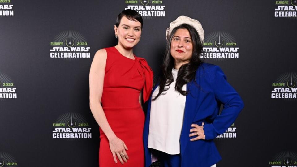 Daisy Ridley and director Sharmeen Obaid-Chinoy will lead the film franchise into the future (Photo credit: Lucasfilm/Disney)