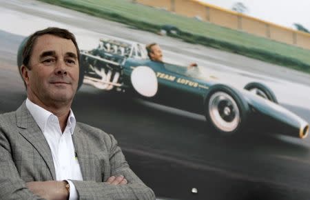 FILE PHOTO - British former Formula 1 driver Nigel Mansell attends the official opening ceremony of the first Lotus car showroom near Bucharest February 24, 2011. REUTERS/Bogdan Cristel