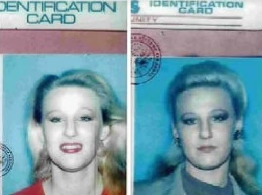 Fake identification cards that were found with Mercedes' belongings after her death. (Photo: El Dorado Police Department)