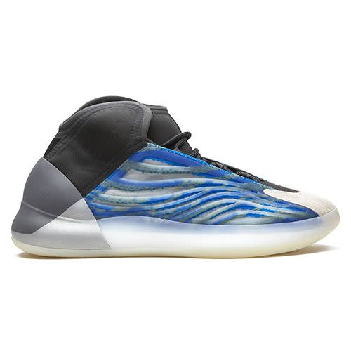 <p><a class="link " href="https://stockx.com/en-gb/adidas-yeezy-qntm-frozen-blue" rel="nofollow noopener" target="_blank" data-ylk="slk:SHOP;elm:context_link;itc:0;sec:content-canvas">SHOP</a></p><p>Thanks to Kid Cudi’s Netflix animation Entergalactic (which is terrific, btw), Yeezy QNTMs are back on the menu. Echo protagonist Jabari’s NYC flex with these ‘frozen blue’ creps, available on StockX for under retail price. </p><p>£150; <a href="https://stockx.com/en-gb/adidas-yeezy-qntm-frozen-blue" rel="nofollow noopener" target="_blank" data-ylk="slk:stockx.com;elm:context_link;itc:0;sec:content-canvas" class="link ">stockx.com</a></p>
