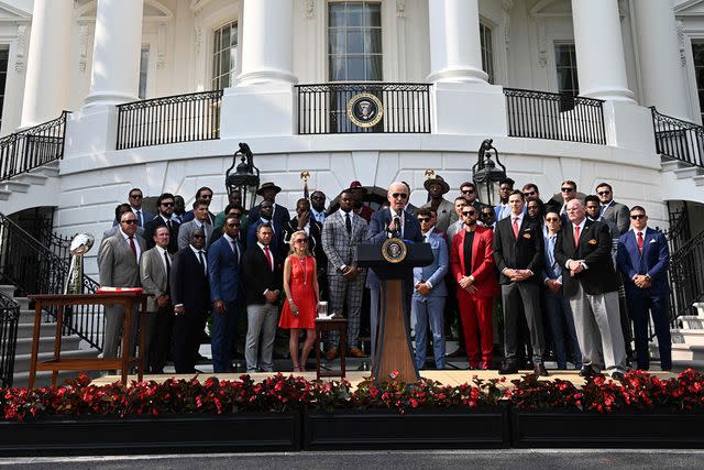 Chiefs White House Visit 2023: Travis Kelce may need to be searched -  Arrowhead Pride