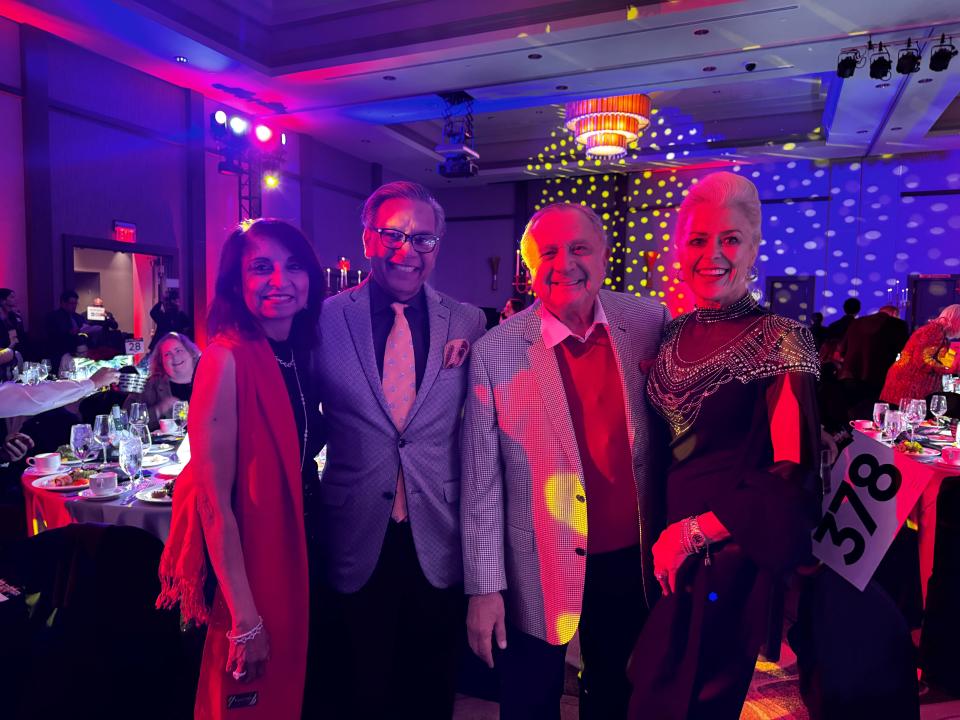 Jaishri Mehta, Raju Mehta, Dick Shaloub and Tracy Smith were among the attendees at the Inland SoCal United Way's annual fundraising gala on March 15, 2024, in Rancho Mirage, Calif.