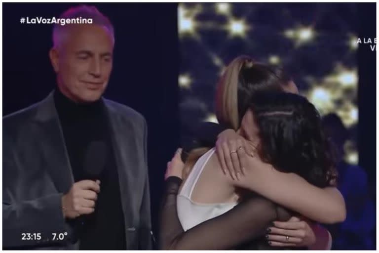 Las dos Sofías estuvieron muy parejas, pero fue Maquieira quien se quedó en el team Montaner (Foto: Captura de video)