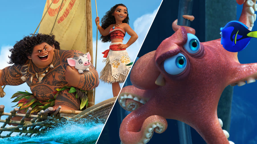 2016 saw 'Moana' taking on 'Finding Dory' at the box office (Credit: Disney)