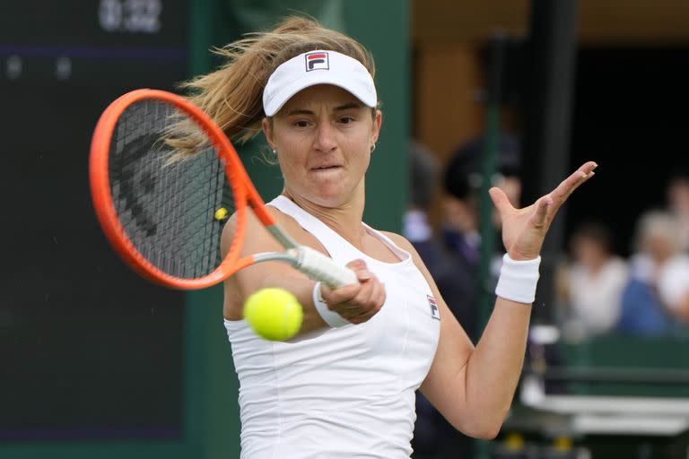 La tenista argentina Nadia Podoroska volvió a jugar un partido oficial después de 294 días: lo hizo en la qualy de Wimbledon.