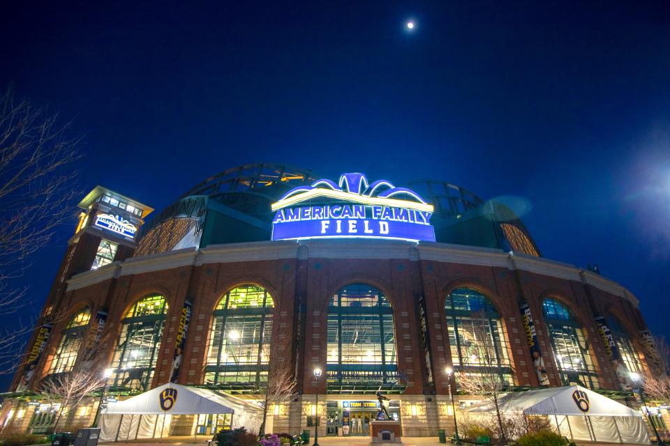 The Milwaukee Brewers play at American Family Field in Milwaukee. The lease for the facility ends in 2030.