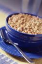 <p>No bland porridge allowed in this meal plan. Cook 1 1/4 cup water with 1/3 cup <a href="https://www.goodhousekeeping.com/food-recipes/a14606/overnight-oatmeal-recipe-wdy1213/" rel="nofollow noopener" target="_blank" data-ylk="slk:oatmeal;elm:context_link;itc:0;sec:content-canvas" class="link ">oatmeal</a> as directed, but then stir in 1/4 cup skim milk, 1 tablespoon <a href="https://www.goodhousekeeping.com/health/diet-nutrition/a26866/health-benefits-peanut-butter/" rel="nofollow noopener" target="_blank" data-ylk="slk:peanut butter;elm:context_link;itc:0;sec:content-canvas" class="link ">peanut butter</a> (we love <a href="https://www.amazon.com/Once-Again-Organic-Smooth-Butter/dp/B0046HNRPS?tag=syn-yahoo-20&ascsubtag=%5Bartid%7C10055.g.4994%5Bsrc%7Cyahoo-us" rel="nofollow noopener" target="_blank" data-ylk="slk:Once Again Organic Unsweetened Peanut Butter;elm:context_link;itc:0;sec:content-canvas" class="link ">Once Again Organic Unsweetened Peanut Butter</a>), and 1 teaspoon honey until creamy.</p>