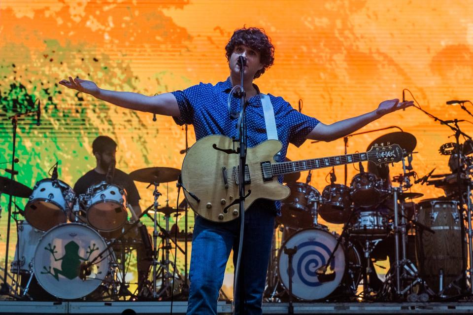 Thousands of music fans attend the inaugural day of WonderRoad Festival on Saturday June 11th, 2022 at Garfield Park in Indianapolis. The two-day festival organized by MOKB Presents features local, regional, and national acts. 