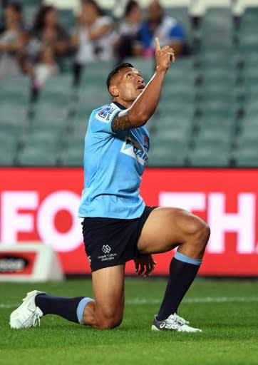 Israel Folau has refused to back away from his controversial views