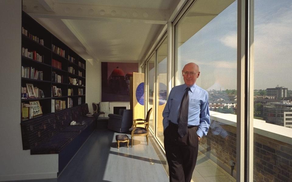 Sir Clive Sinclair at his Kings Cross loft flat - Credit: Andrew Crowley