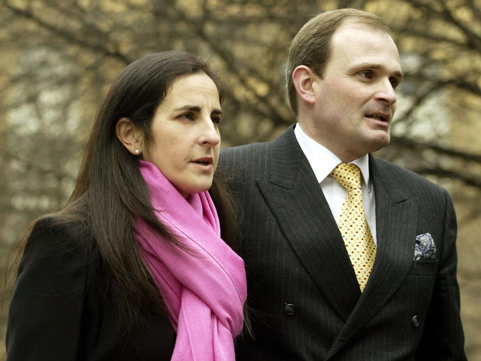 charles ingram and wife diana ingram arriving at court