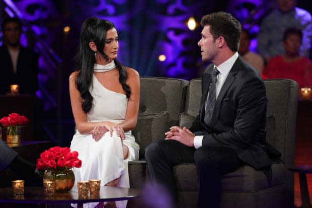 ABC/Zach and Ariel rehashed their The Bachelor relationship on the finale.