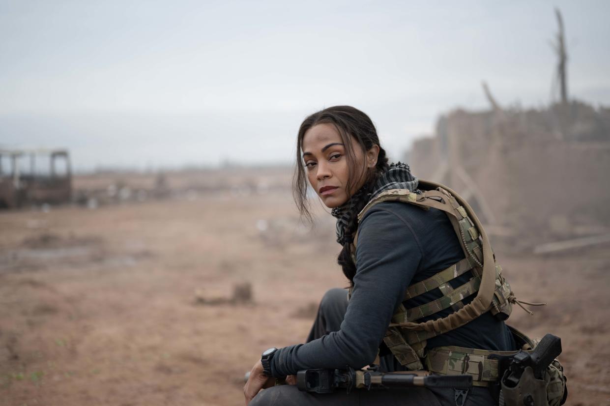 Joe (Zoe Saldana) in Special Ops: Lioness (Paramount+)