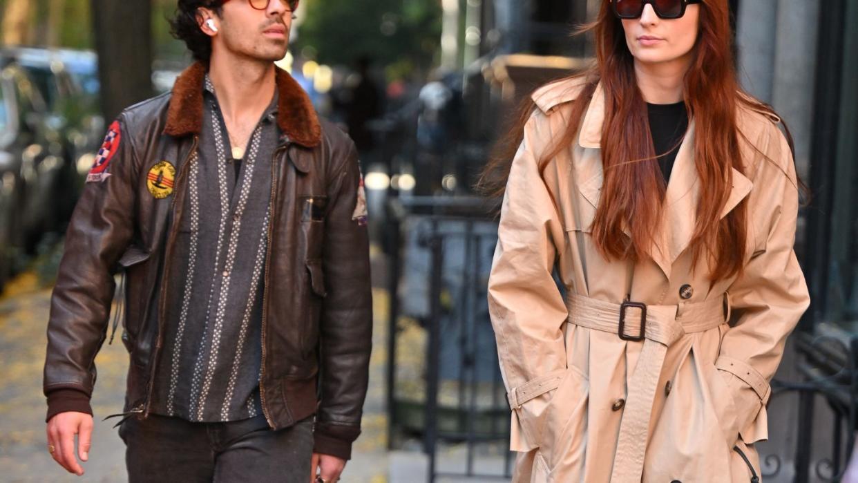 sophie turner and joe jonas in new york city on november 3, 2022