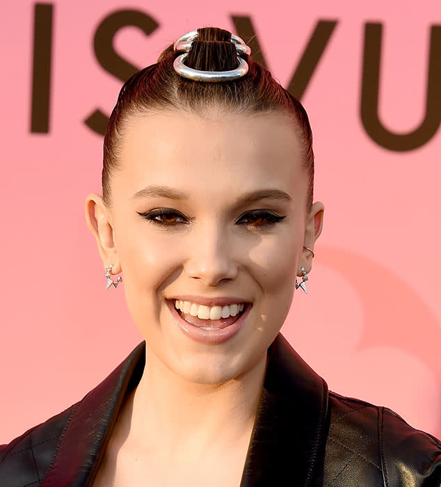 Celebs Channel '80s Vibes at Louis Vuitton Exhibition -- Millie Bobby Brown,  Miranda Kerr & More!