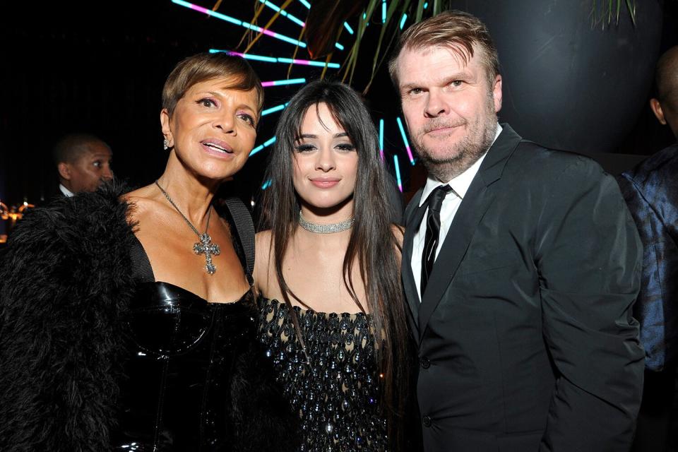 Sylvia Rhone, Camila Cabello & Rob Stringer