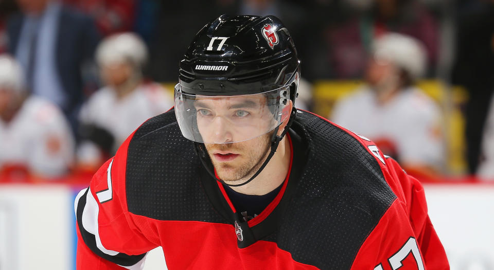 Kenny Agostino will join the Toronto Maple Leafs after the most productive season of his NHL career. (Photo by Andy Marlin/NHLI via Getty Images)