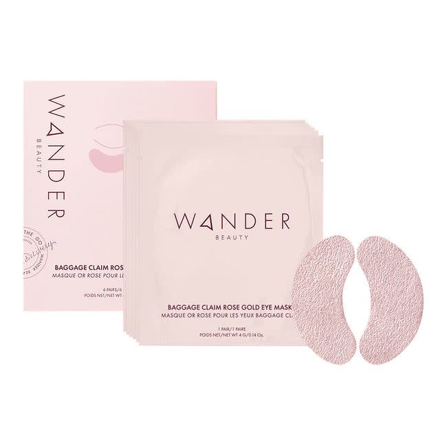 <p><a href="https://go.redirectingat.com?id=74968X1596630&url=https%3A%2F%2Fwww.wanderbeauty.com%2Fproducts%2Fbaggage-claim-eye-masks%3Fpb%3D0%26variant%3D40297091235994&sref=https%3A%2F%2Fwww.harpersbazaar.com%2Fbeauty%2Fskin-care%2Fa60130347%2Fhow-to-get-rid-of-under-eye-bags-explained%2F" rel="nofollow noopener" target="_blank" data-ylk="slk:Shop Now;elm:context_link;itc:0;sec:content-canvas" class="link ">Shop Now</a></p><p>Baggage Claim Eye Masks (6-Count)</p><p>wanderbeauty.com</p><p>$26.00</p><span class="copyright">Wander Beauty</span>