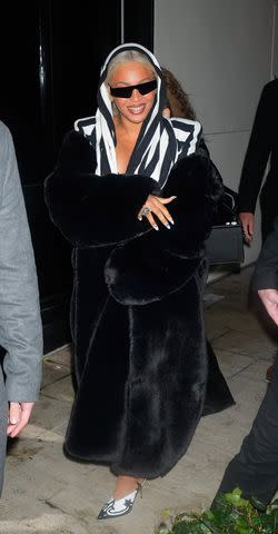 <p>Gotham/GC Images</p> Beyoncé attends Tyler Perry's 'Mea Culpa' premiere in New York City in February 2024