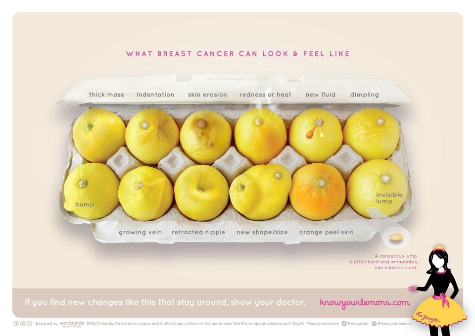 This Viral Photo of Lemons Can Help You Learn to Identify Signs of Breast Cancer