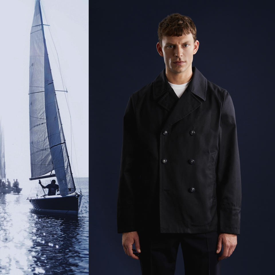 Slowear x North Sails Amalfi peacoat