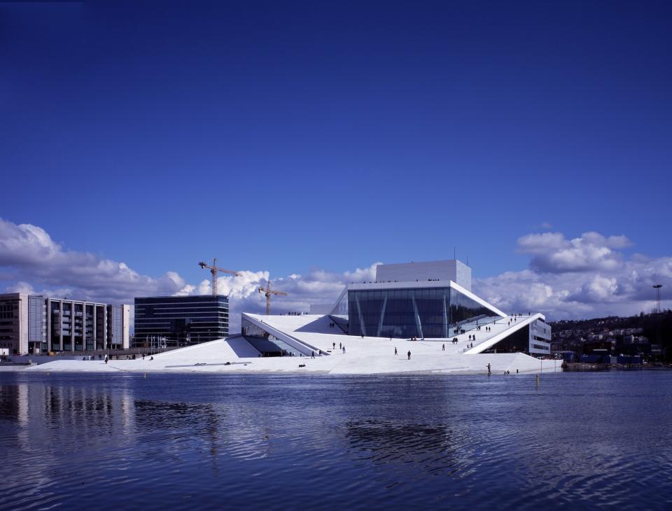 Oslo Opera House, designed by Snøhetta.