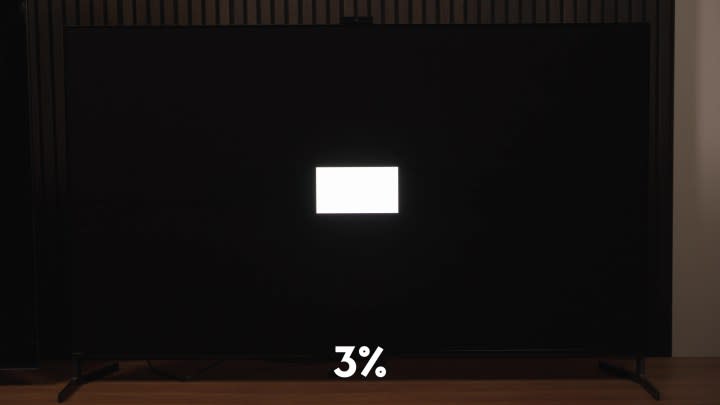 tv brightness nituation window 3 percent