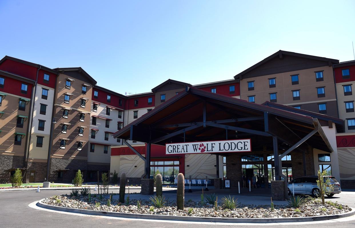 An existing Great Wolf Lodge. The company's next resort is being constructed in Perryville, Maryland, about a 30-minute drive from the Delaware border.