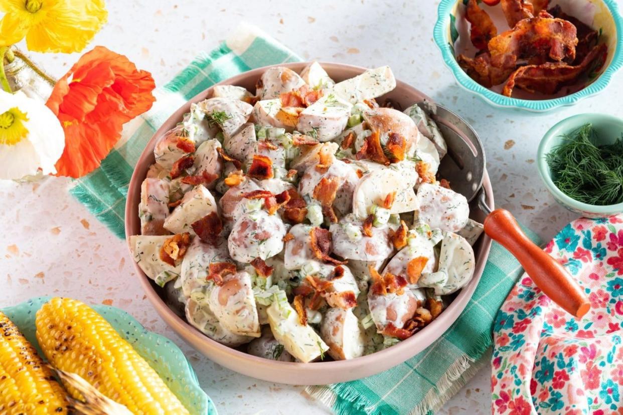 red potato salad without lettuce