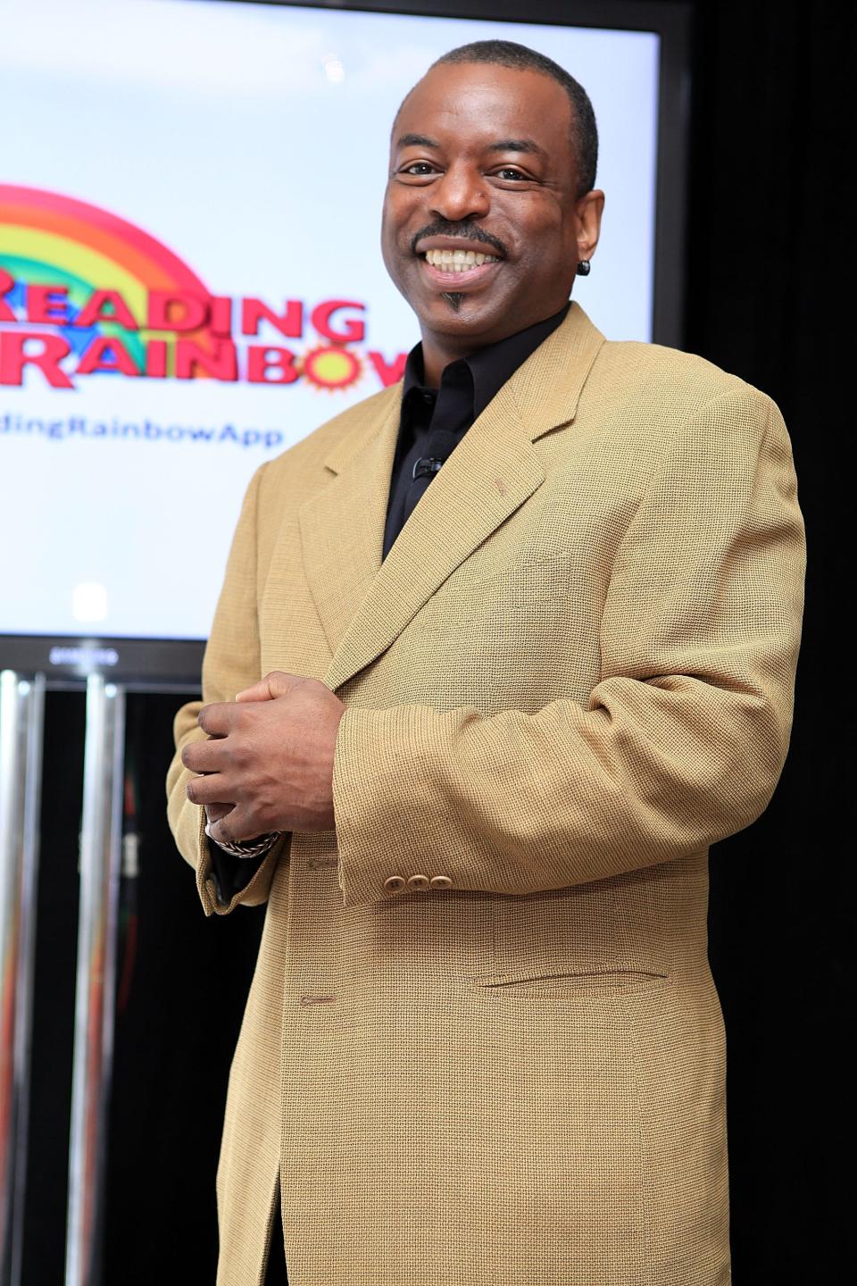 LeVar Burton attends the "Reading Rainbow" software preview at Studio 450 on June 19, 2012 in New York City.