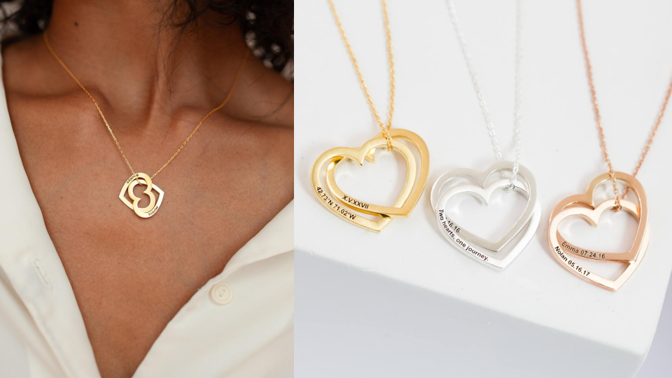 Best personalized gifts: Custom heart necklace