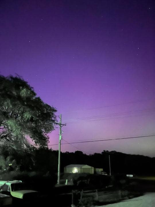 Northern lights in Derby on May 10, 2024 (Courtesy: Andrew Henderson)