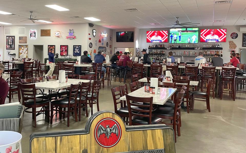 The massive dining area inside Classic City Eats in Watkinsville, Ga. on Thursday, Apr. 11, 2024.