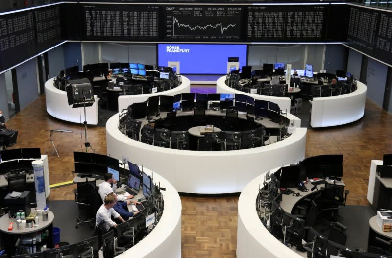 German share price index DAX graph is pictured at the stock exchange in Frankfurt