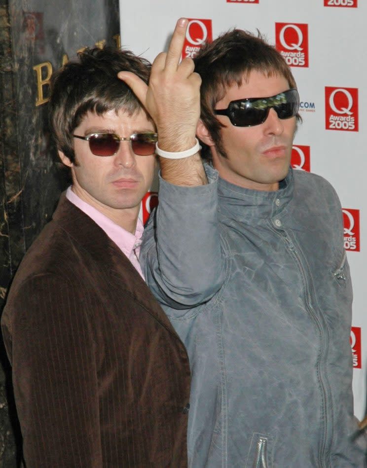 Noel and Liam Gallagher 2005: David Mepham/WENN